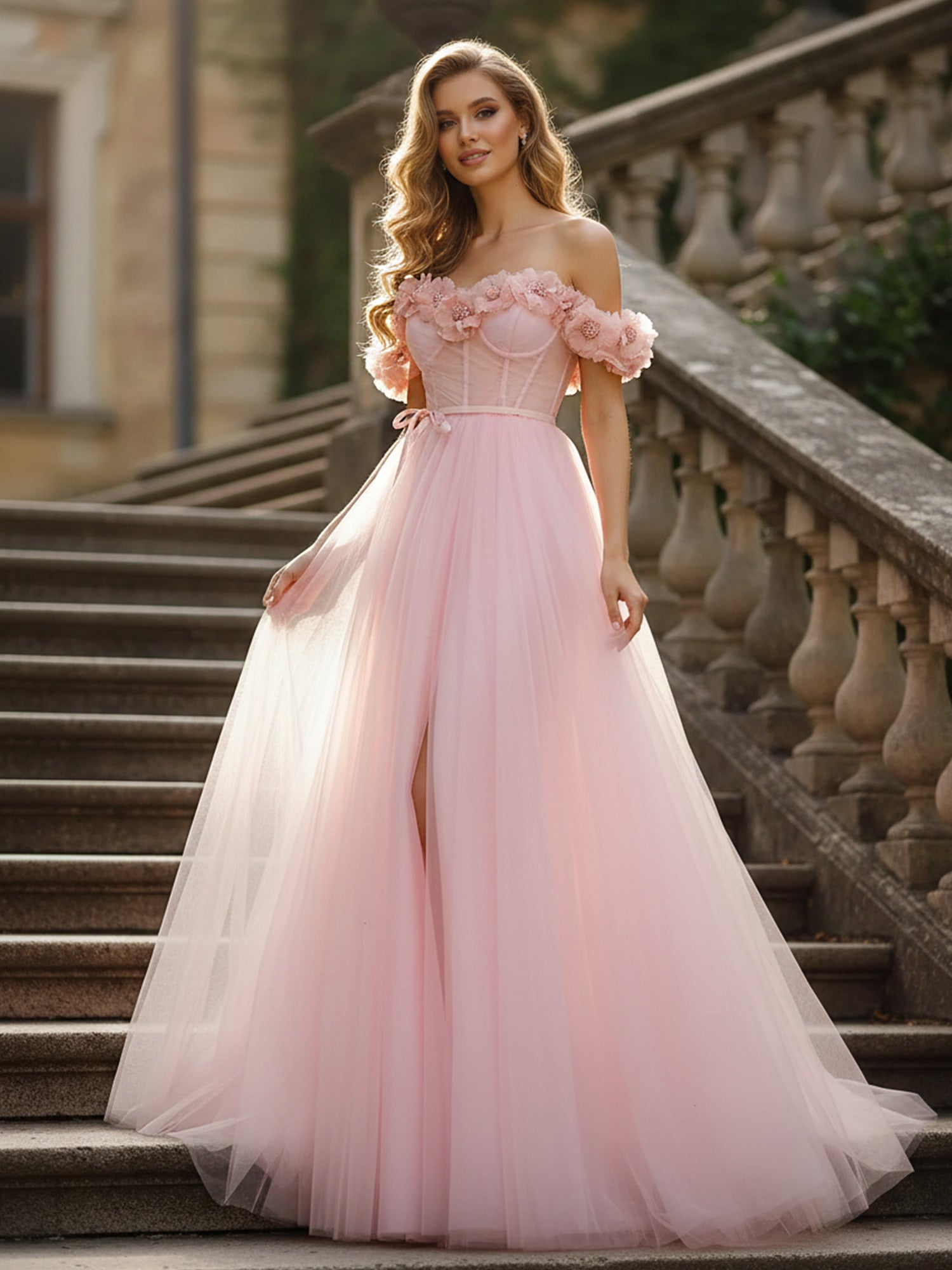 purple dresses formal A-line Purple Straps Satin and Tulle Evening Dress, Purple Prom Dress