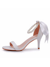 Elegant Open Toe Ankle-Strap Stiletto Sandals