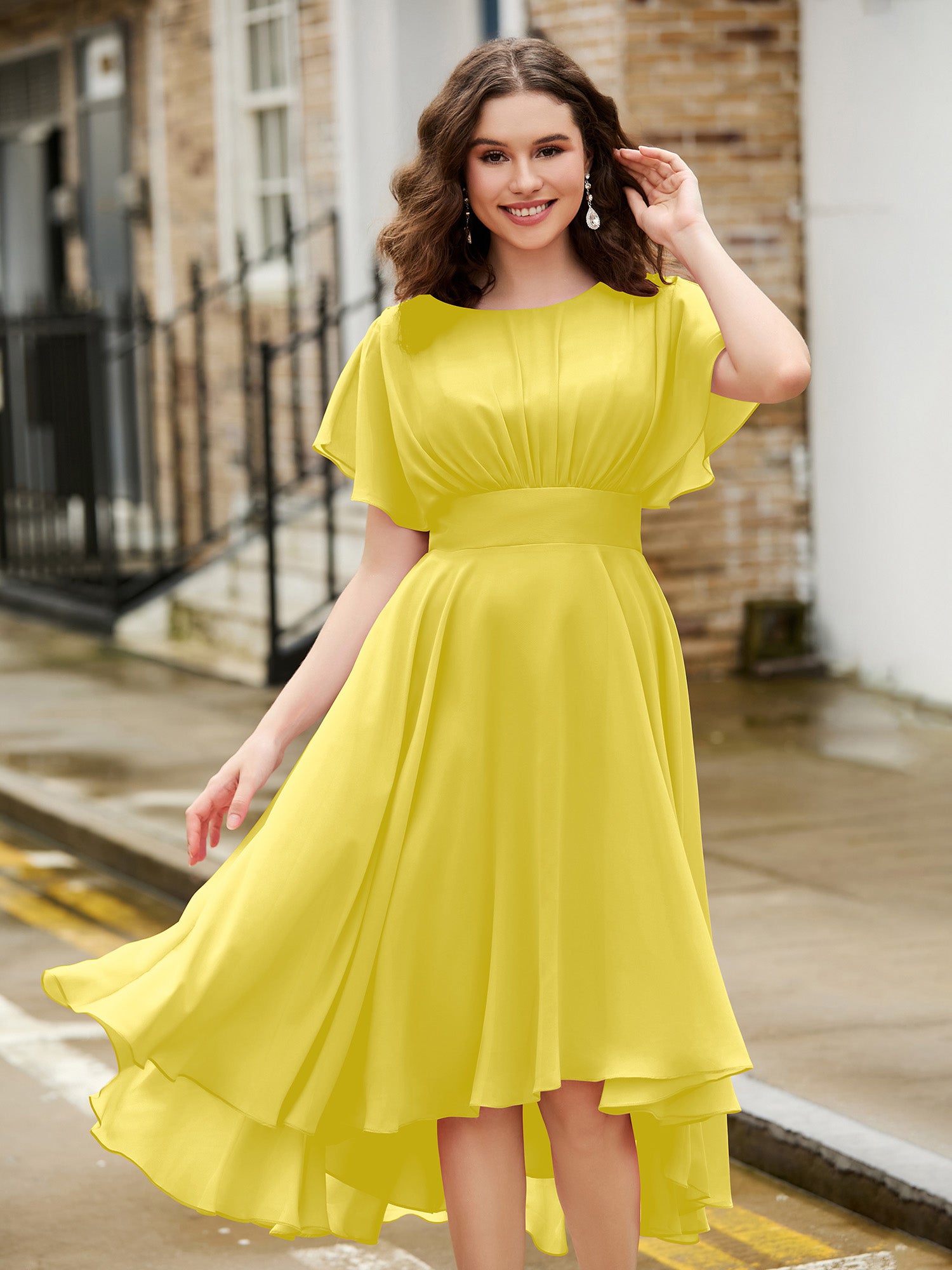 knee length dresses for ladies Cross My Heart Maxi Dress Orange main image 0