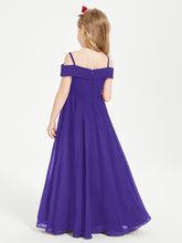 Chic Junior Bridesmaid Dresses Off the Shoulder Regency
