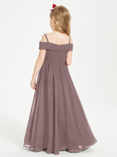 Chic Junior Bridesmaid Dresses Off the Shoulder Vintage Mauve