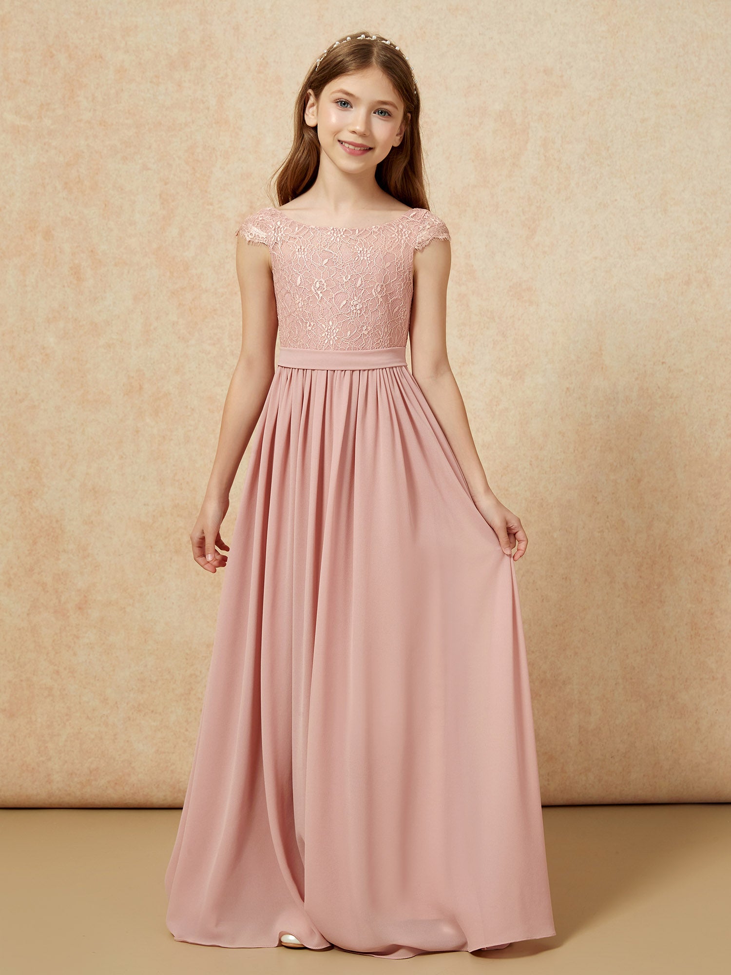 dusty pink junior bridesmaid dresses Dusty Rose Junior Bridesmaid Dresses