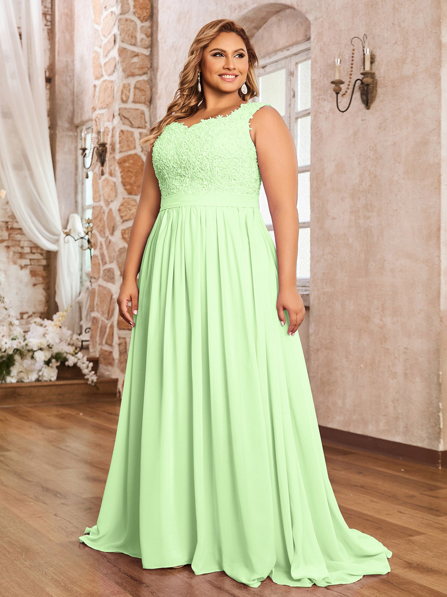 Strapless Maxi Dresses with Sweetheart Sage Plus Size