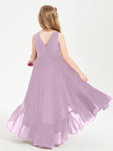 Boho Junior Bridesmaid Dresses Cascading Skirt Wisteria