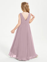 Modern Asymmetrical Junior Bridesmaid Dresses Cowl Neck Dusk