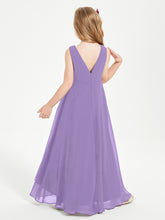 Modern Asymmetrical Junior Bridesmaid Dresses Cowl Neck Tahiti