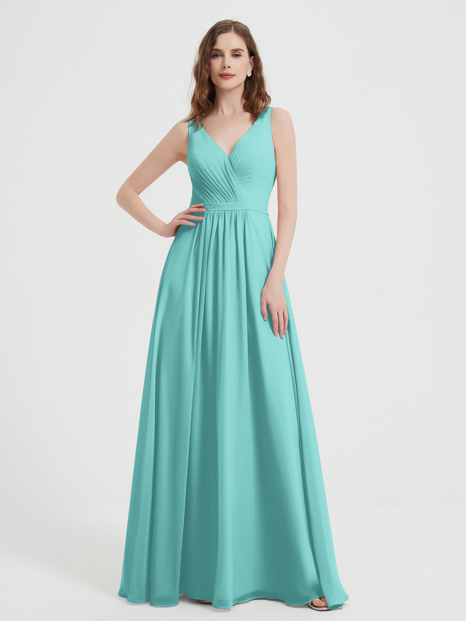 Open Back Chiffon and Lace Sexy Gowns Spa