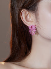 Short Tassel Spider Earrings