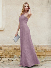 Halter Neck Sheath Lace Gown Vintage Mauve