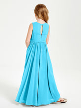 Elegant Sleeveless Junior Bridesmaid Dresses Pool