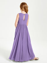 Elegant Sleeveless Junior Bridesmaid Dresses Tahiti