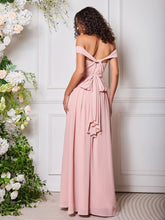 Off-the-Shoulder Multi Wear Convertible Bridesmaid Dresses