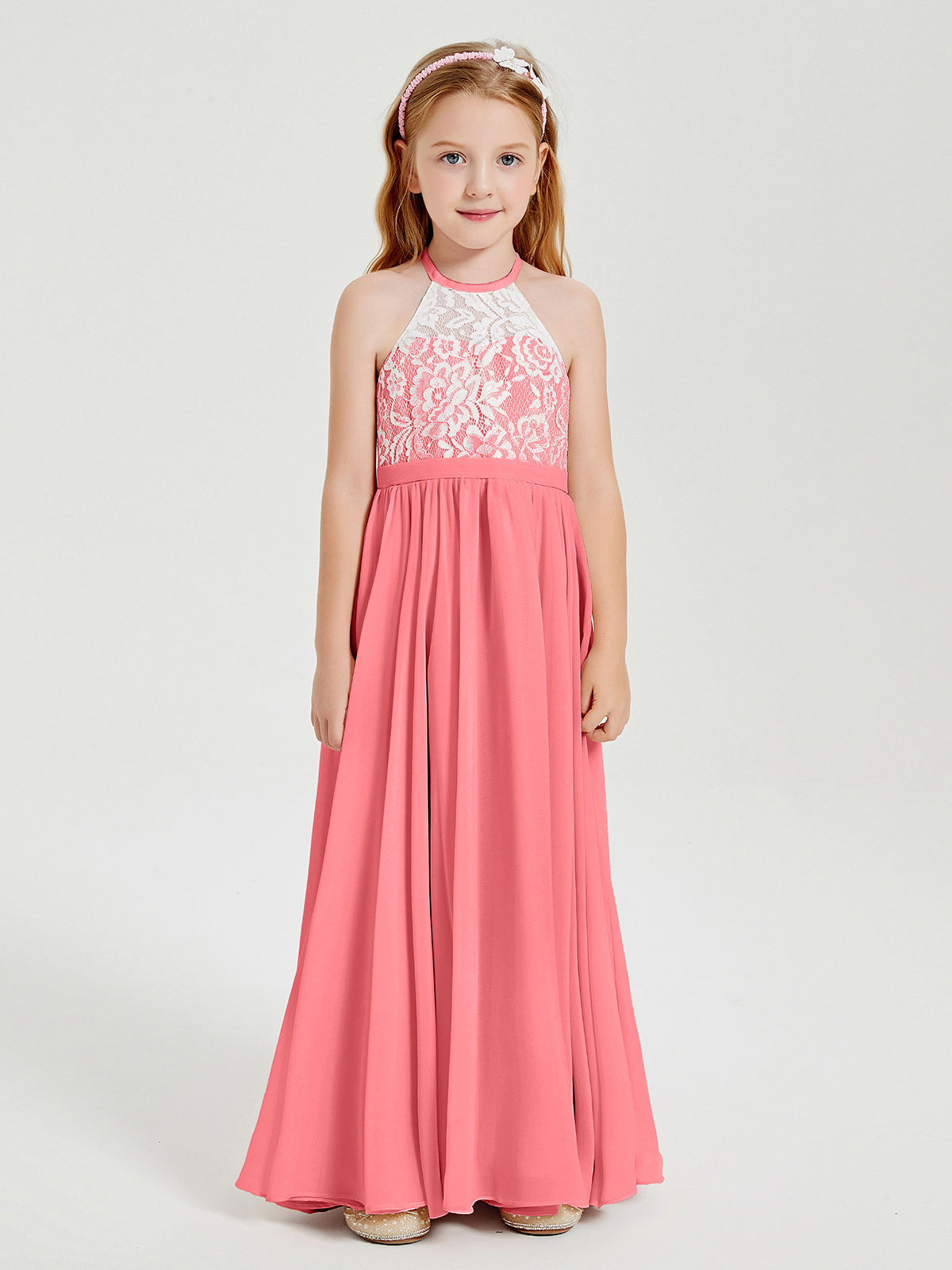 watermelon pink bridesmaid dresses Suzhoufashion Watermelon A Line Satin Off The Shoulder Long Bridesmaid Dress main image 1