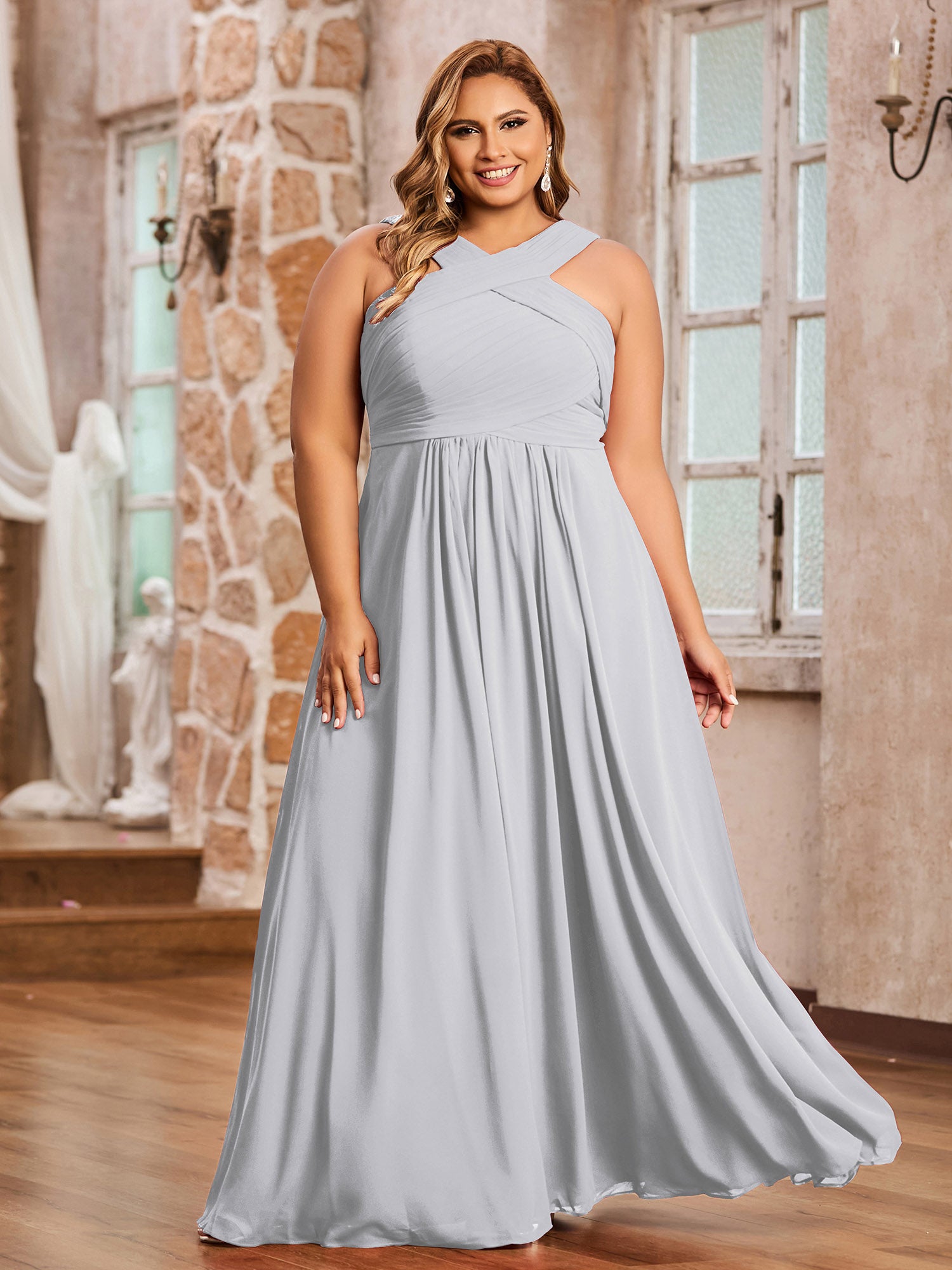Ball Gown Plus Size Silver Bridesmaid Dresses Dylan Davids Long Sleeveless Formal Dress The Dress Outlet Ball Gown Plus Size Silver Bridesmaid Dresses Dylan Davids Long Sleeveless Formal Dress The Dress Outlet