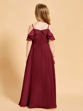 Off the Shoulder Bridesmaid Dresses for Juniors Burgundy