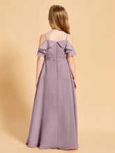 Off the Shoulder Bridesmaid Dresses for Juniors Dusk