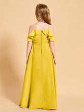 Off the Shoulder Bridesmaid Dresses for Juniors Marigold