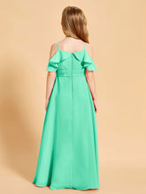 Off the Shoulder Bridesmaid Dresses for Juniors Turquoise