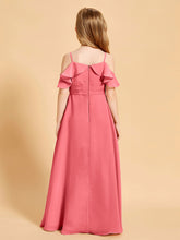 Off the Shoulder Bridesmaid Dresses for Juniors Watermelon