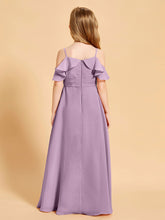 Off the Shoulder Bridesmaid Dresses for Juniors Wisteria
