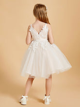 Enchanting Tulle Flower Girl Dresses with Lace Applique