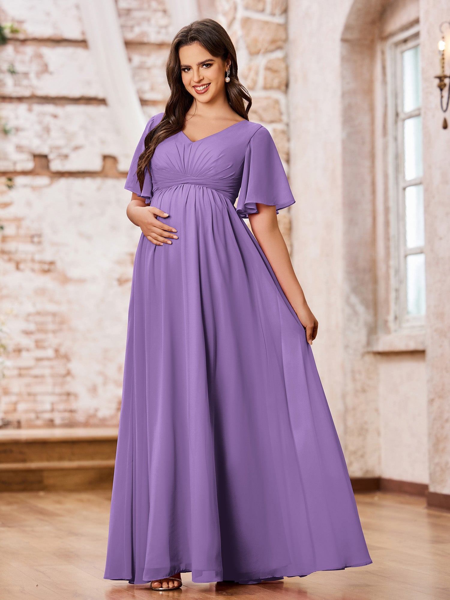 Halter Chiffon Dresses with Double StrapS Tahiti