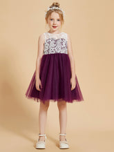 Elegant Sleeveless Lace and Tulle Flower Girl Dresses