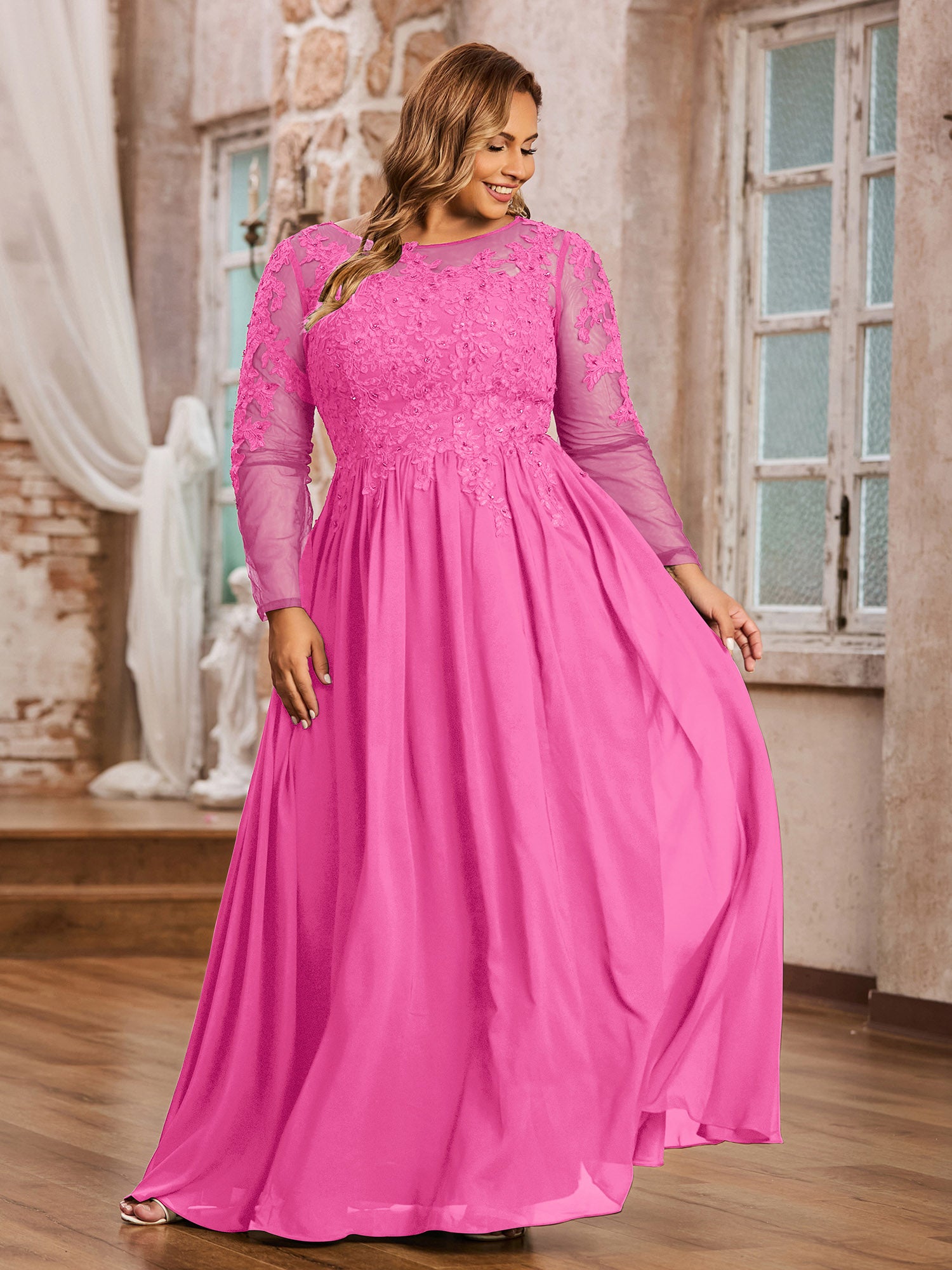 Halter Illusion Long Boho Tulle Dresses Azalea