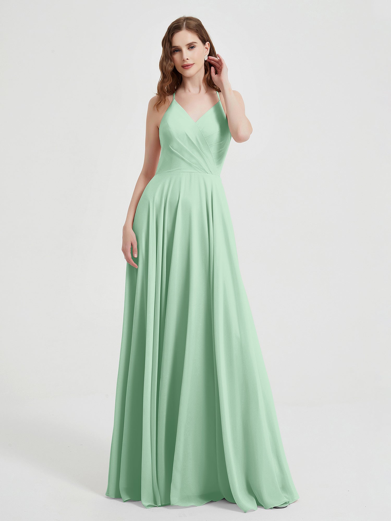 princess polly baby blue dress Dusty Sage Maternity Bridesmaid Dresses main image 0