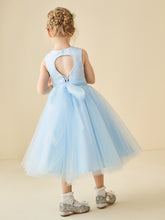 Lace-up Back Keyhole A-Line Tank Flower Girl Dress
