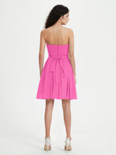 Strapless Sweetheart Neck Mini Dresses-Azalea