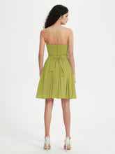 Strapless Sweetheart Neck Mini Dresses-Clover