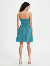 Strapless Sweetheart Neck Mini Dresses-Jade