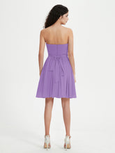 Strapless Sweetheart Neck Mini Dresses-Tahiti Plus Size