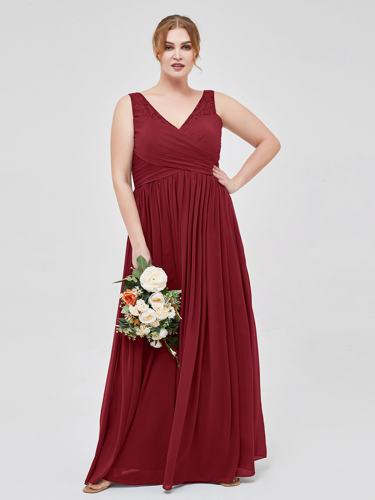 slim fit dress slacks Burgundy Sparkly Prom Dresses Long V Neck Formal Gown – Lisposa