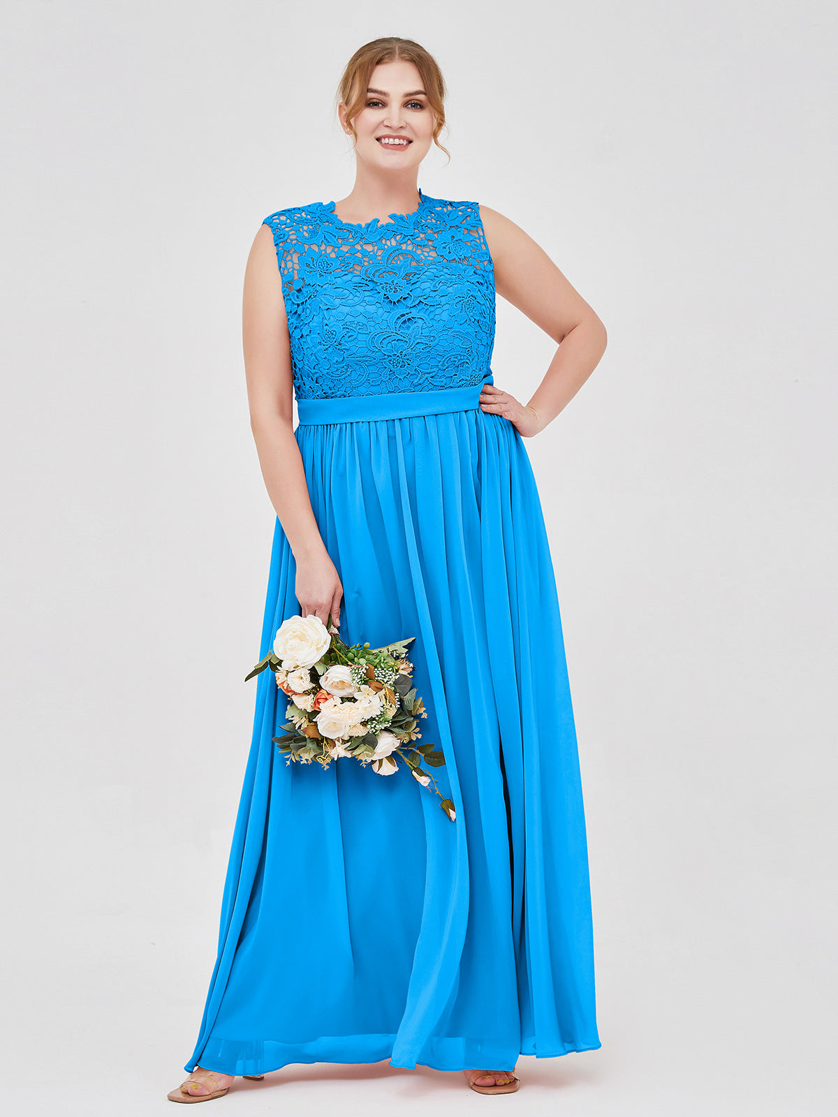 knee length dresses for ladies Aletta Midi Dress – ElleRain Boutique main image 0