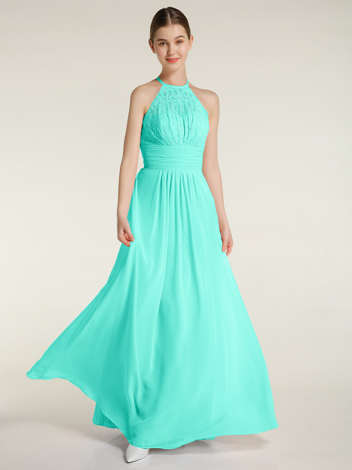 Strapless Chiffon Full Length Dresses Spa