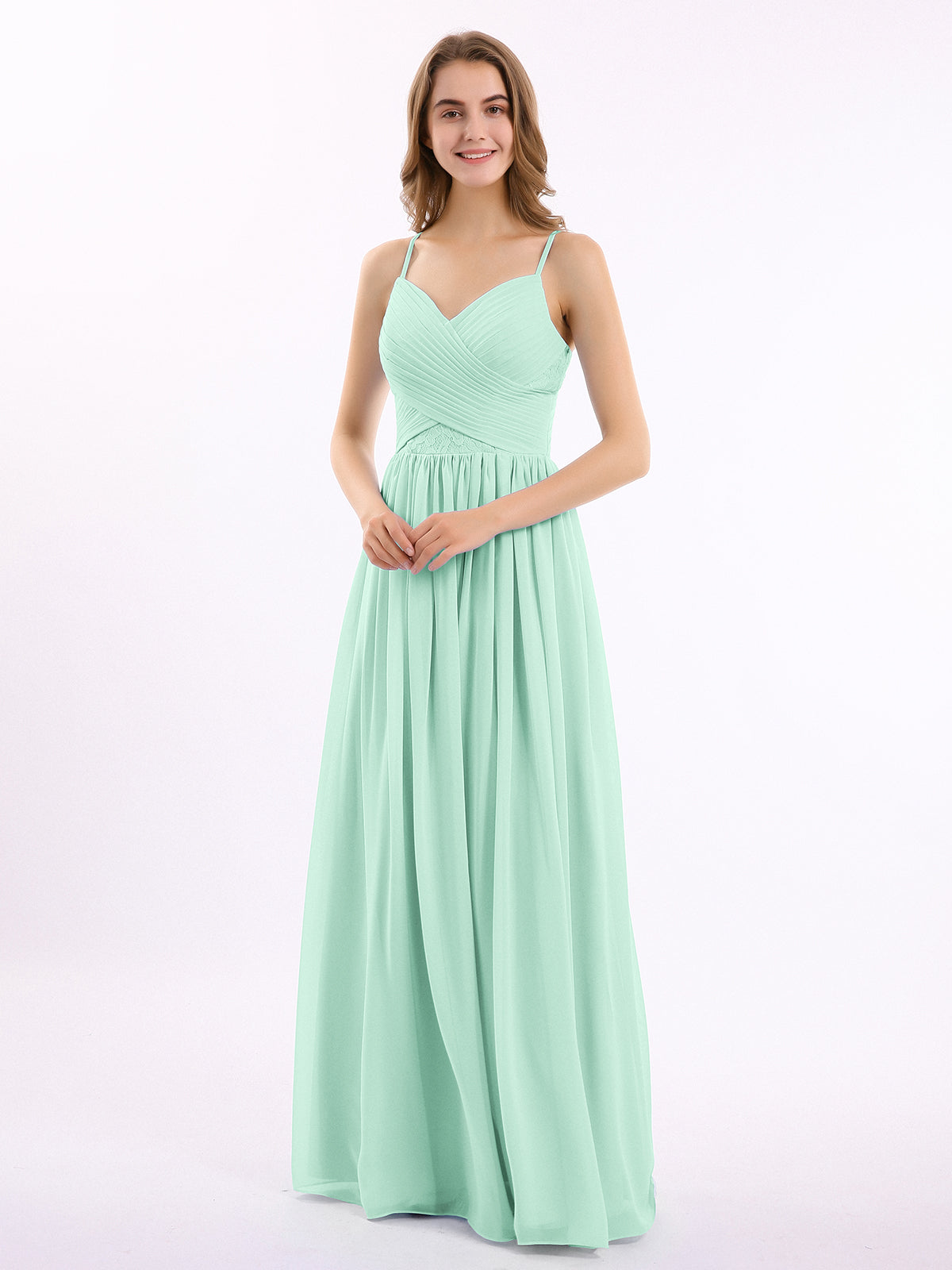 Halter Chiffon Short Dresses With Pocket Mint Green Plus Size