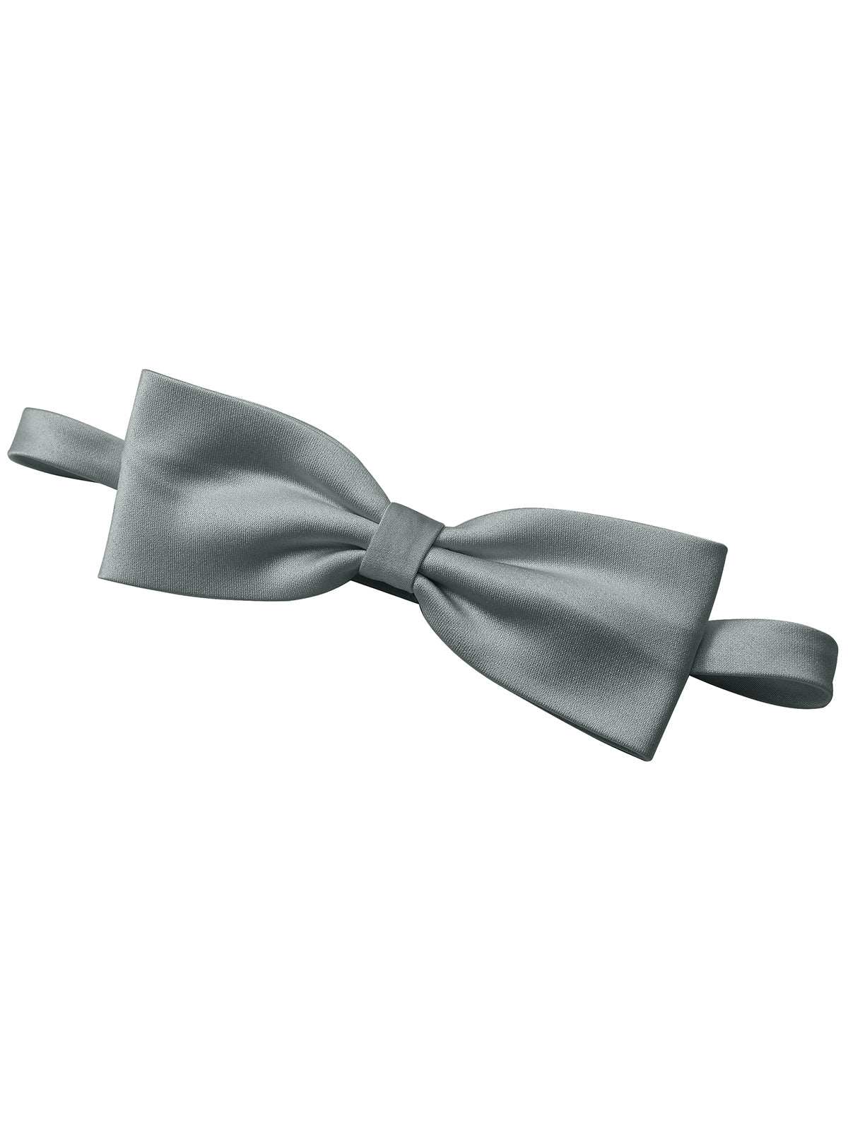 Steel Grey Mulberry Silk Satin Tie