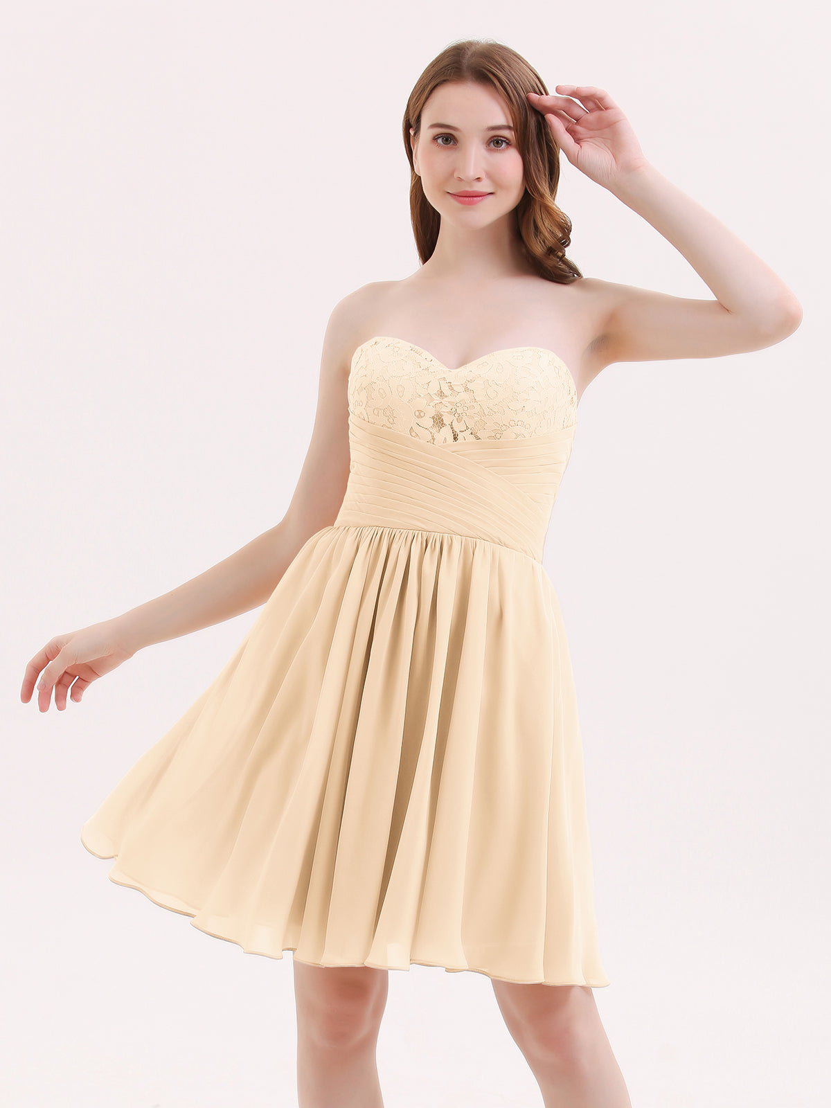 princess polly baby blue dress Peach Bridesmaid Dresses main image 1