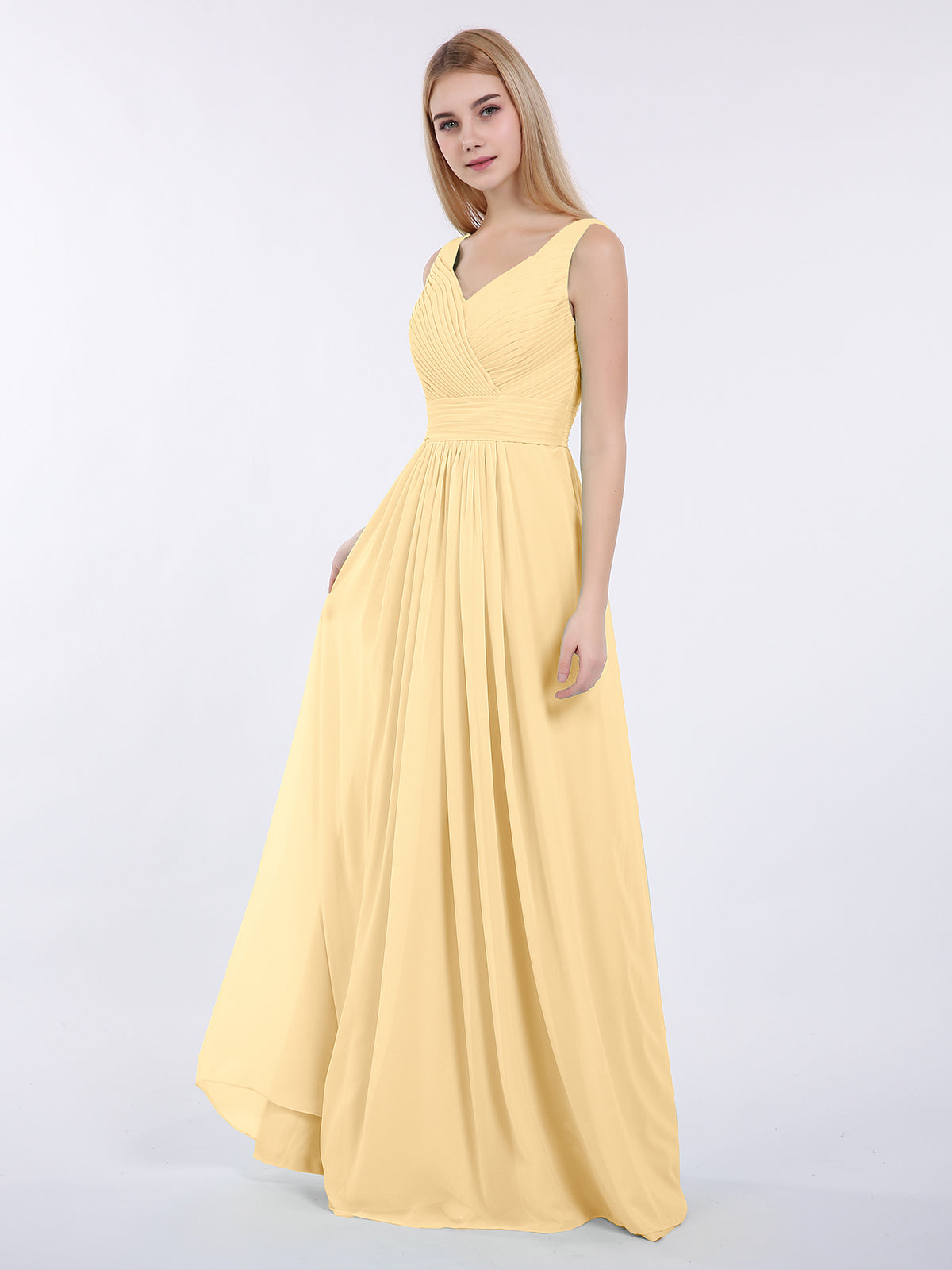 slim fit dress slacks Camille Blue and Gold Dress