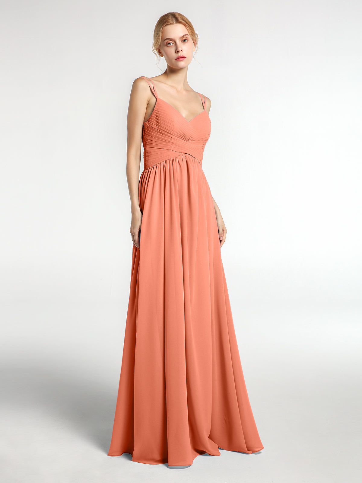 Chiffon Strapless Dresses with Sweetheart Sunset Plus Size