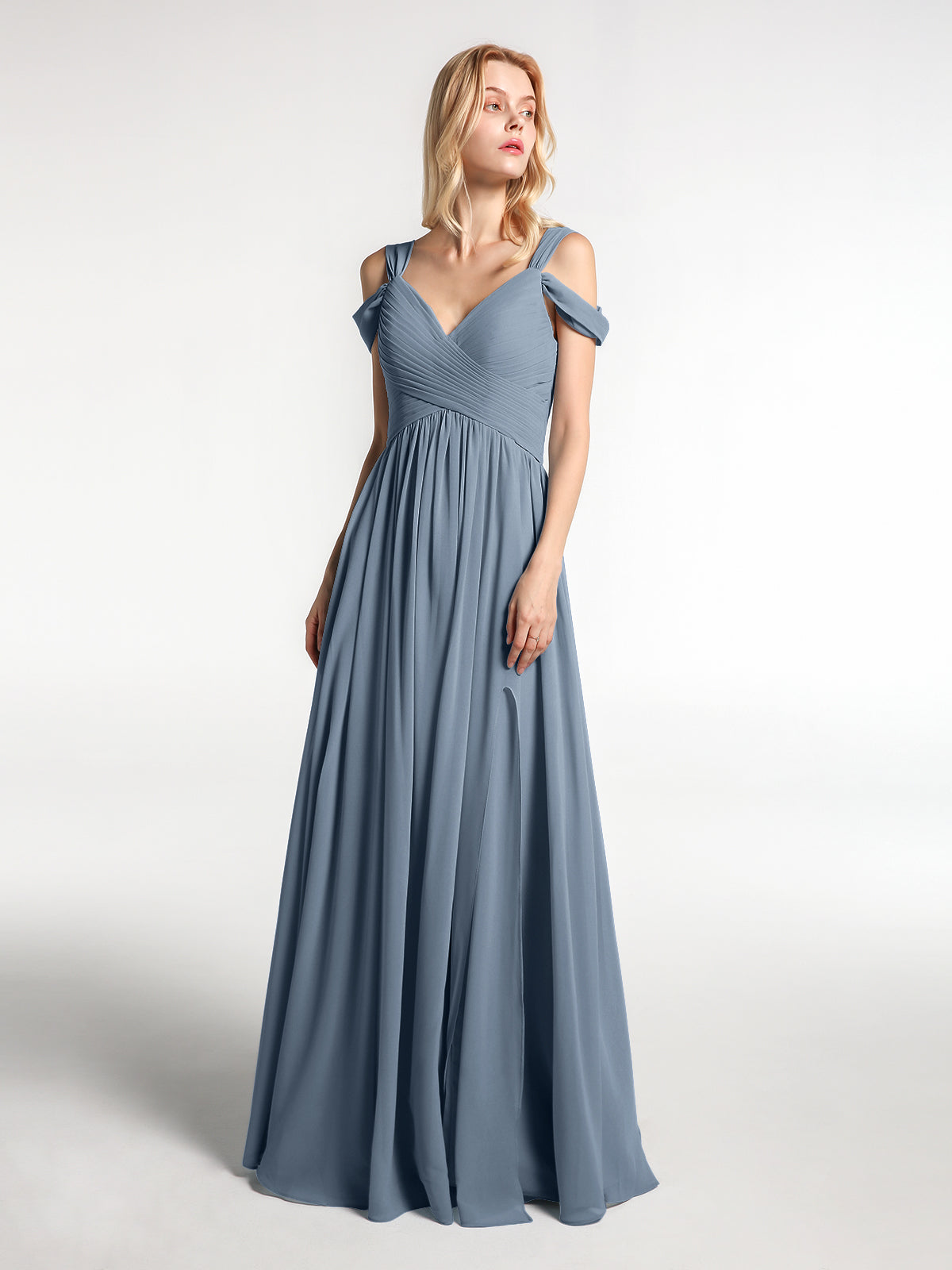 david's bridal grey dress Used David's Bridal None Wedding Dress