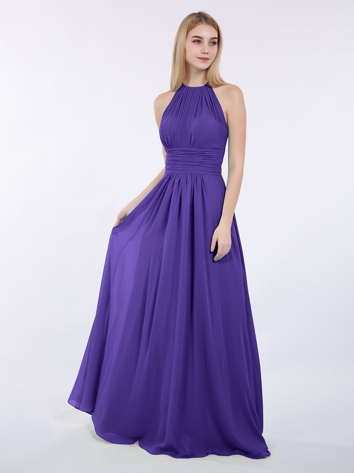 regency bridesmaid dress BABARONI Chiffon nav-143 length Back Details Sparkly Black to Red Color:carnation shantung
