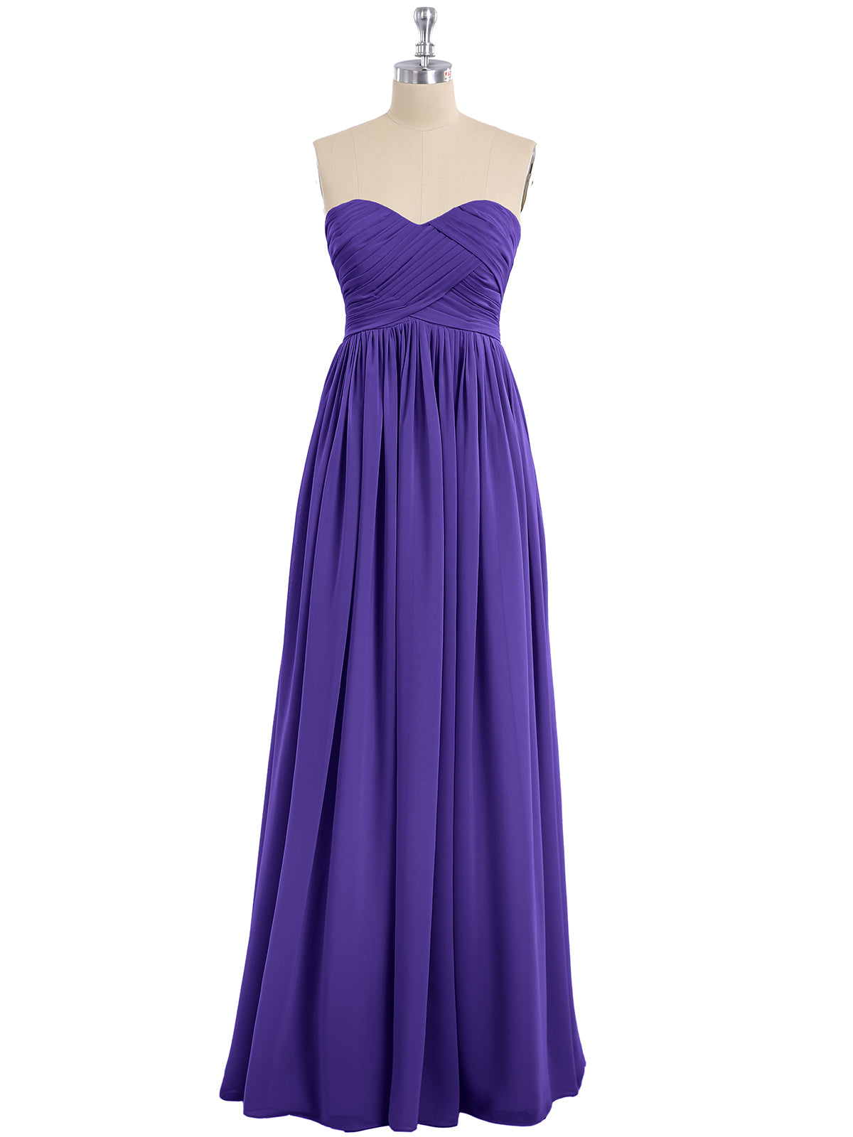 Strapless Maxi Dresses with Sweetheart Regency Plus Size