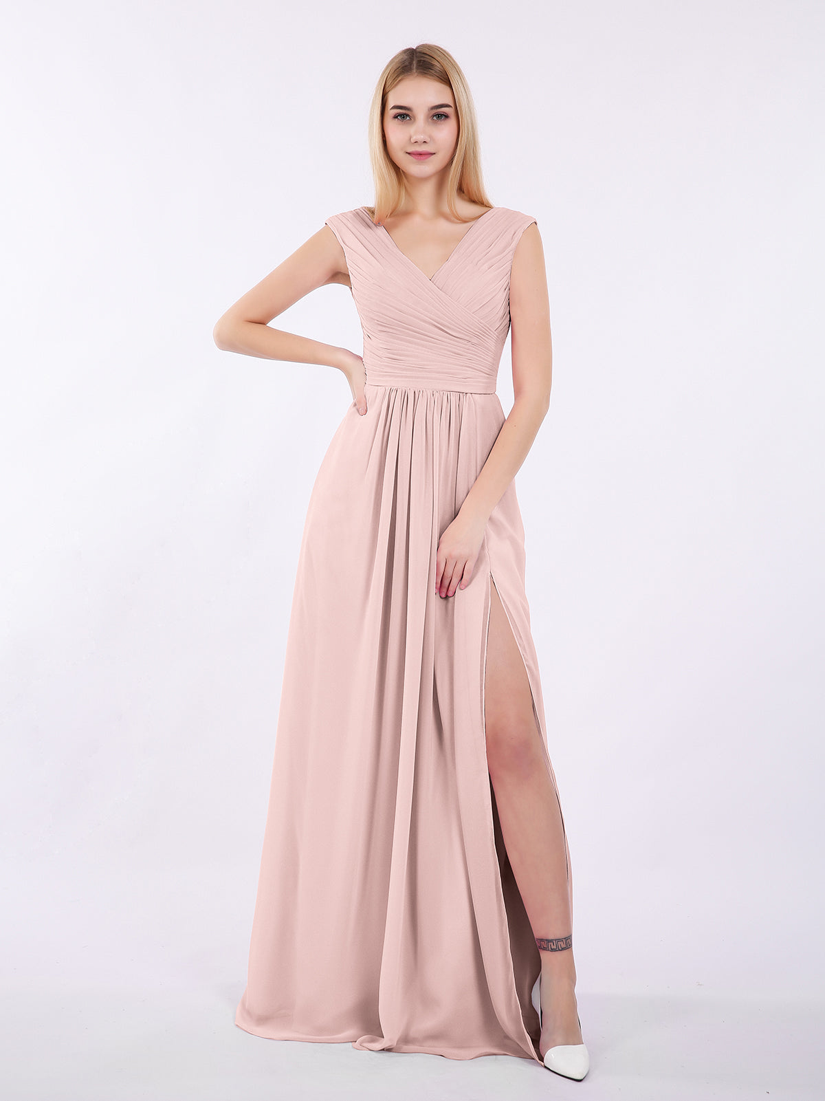 sexy red party dress Sexy Red Prom Dress with Slit, Graduation School Party Gown, Winter Formal  Dress