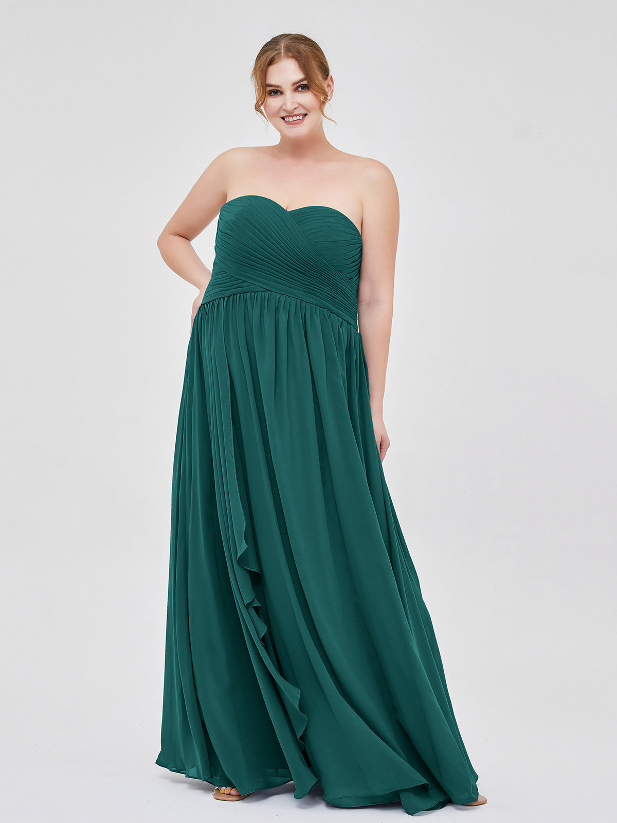 Mini Chiffon Dresses with Halter Neck Peacock Plus Size