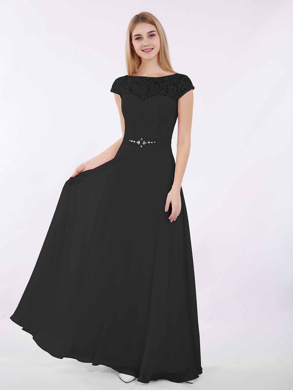 elsa black dress Elsa Dress and Top PDF sewing pattern main image 1