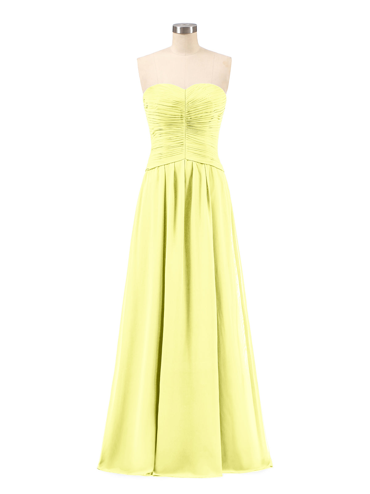 Sweetheart Neck Short Chiffon Dresses Daffodil Plus Size