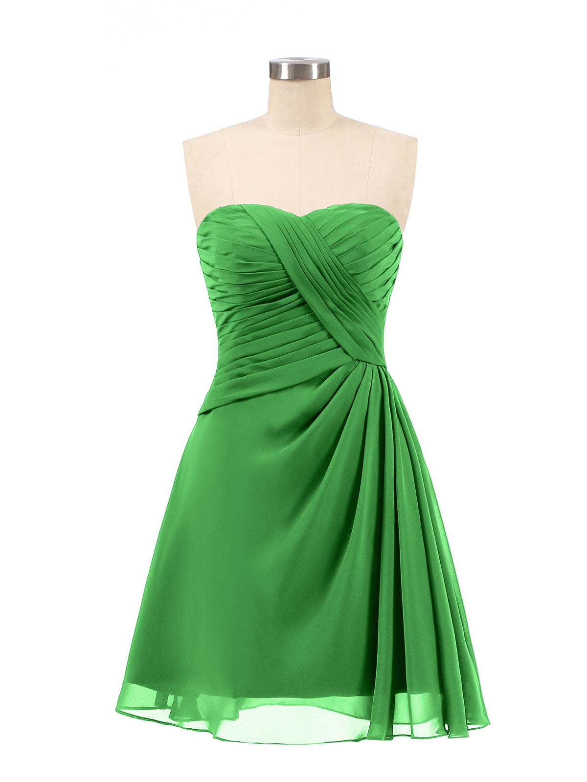 princess polly baby blue dress BABARONI Strapless Short Summer Bridesmaid Dresses-Green Plus size, Green / US18